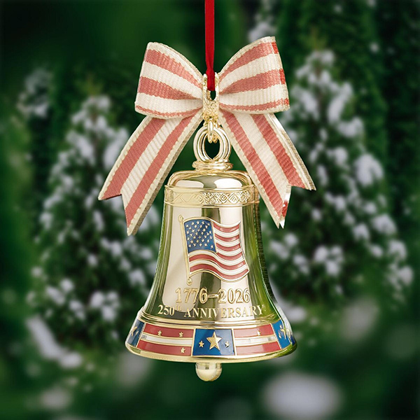 US 250th Anniversary Acrylic Clock Ornament - Christmas & Car Decor