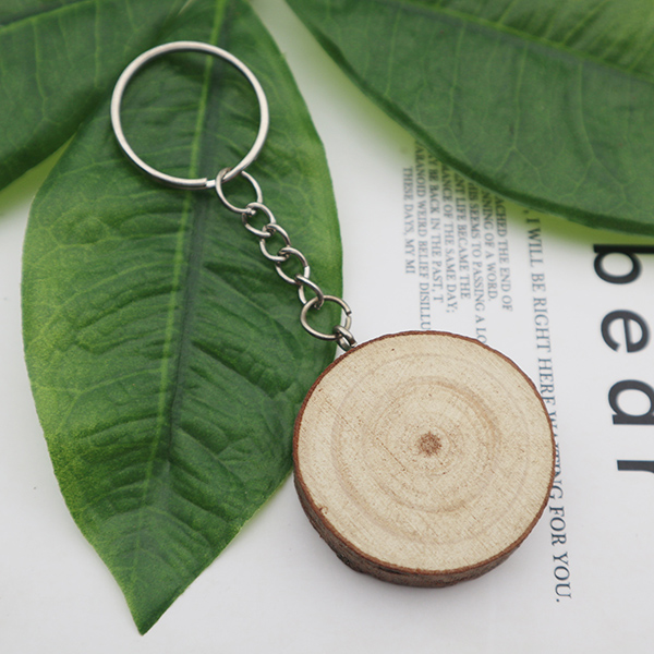 Handmade Polished Pine Wood Slices - DIY Keychain & Pendant (B2B)