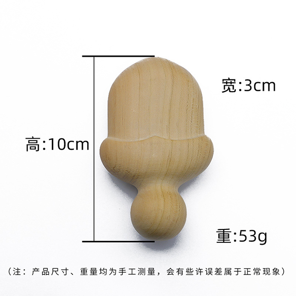 Peach Wood Weapon Ornaments - Pocket Decor & Stress Relief (B2B)