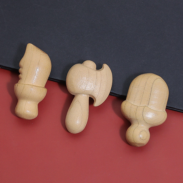 Peach Wood Weapon Ornaments - Pocket Decor & Stress Relief (B2B)