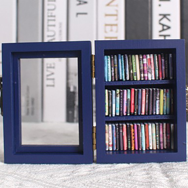Miniature Classic Novel Book Box - Wooden Dollhouse Decor