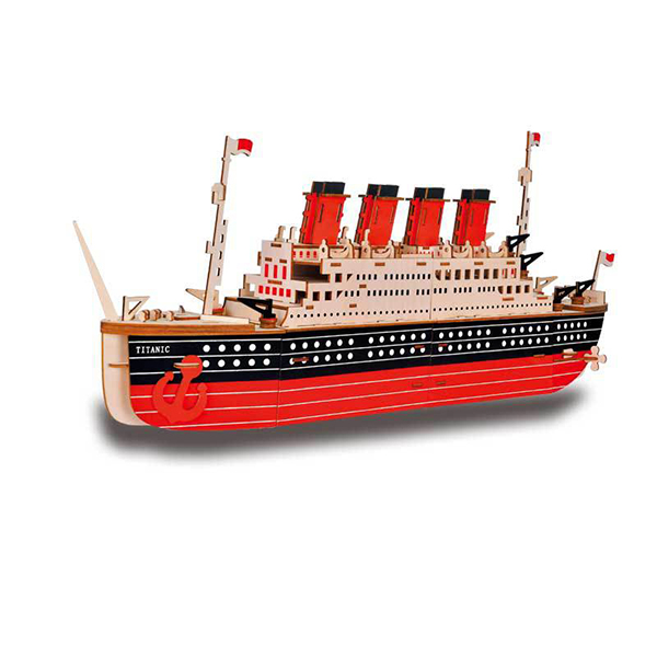 3D Wooden Titanic Puzzle - DIY Craft Kit for B2B Wholesale