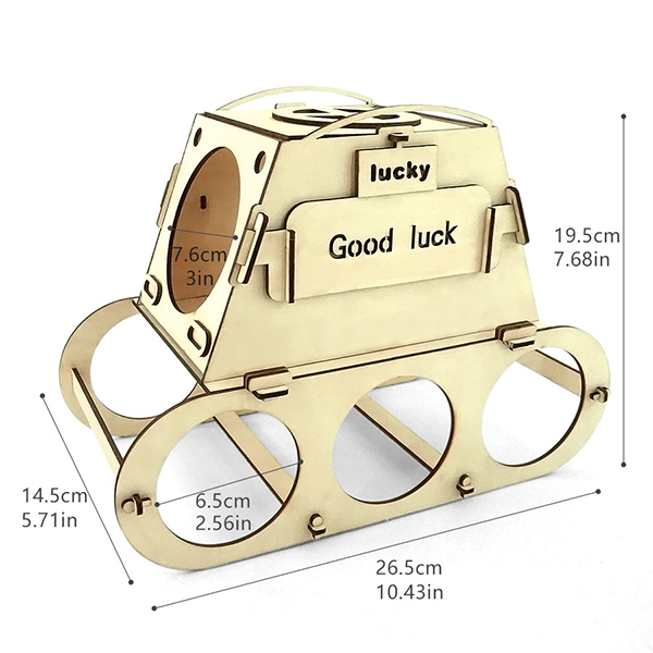 Wooden Beer Tank Puzzle: DIY Display Craft for B2B Wholesale