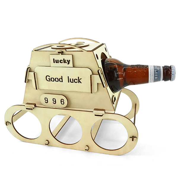 Wooden Beer Tank Puzzle: DIY Display Craft for B2B Wholesale