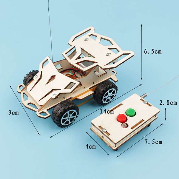 DIY Wireless Remote Control 4WD Racing Car STEM Kit for Kids