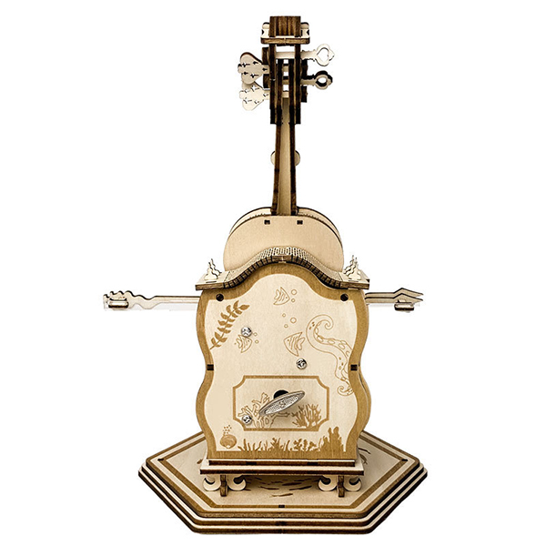 B2B DIY Wooden Cello Music Box 3D Puzzle | Factory