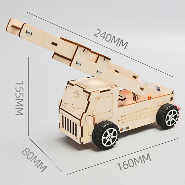 B2B DIY Fire Ladder Truck STEM Kit | Kids Science Toy Factory