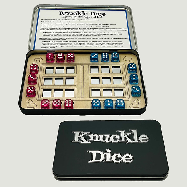 Portable Travel Game Box - Wooden Board Games for On-the-Go