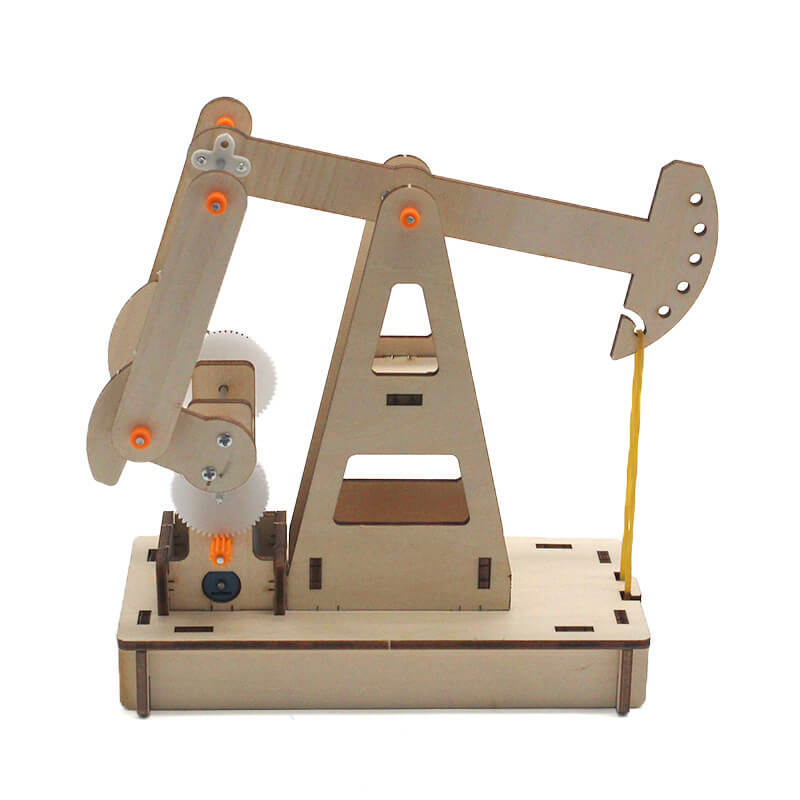 Gear-Driven Oil Pump Jack 1 DIY Kit - Student Educational Craft