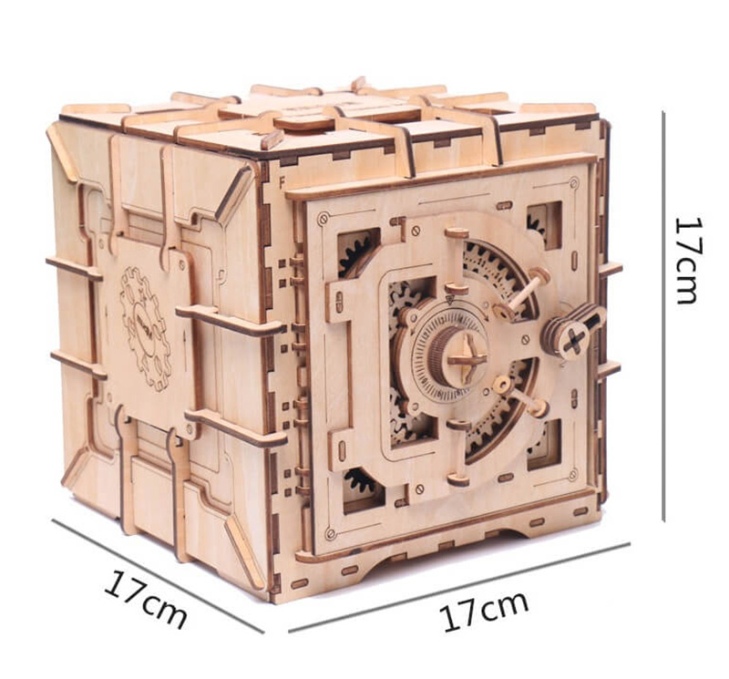 Cross-Border Wooden DIY Assembly Lockbox: Brain-Teasing 3D Puzzle for B2B Buyers