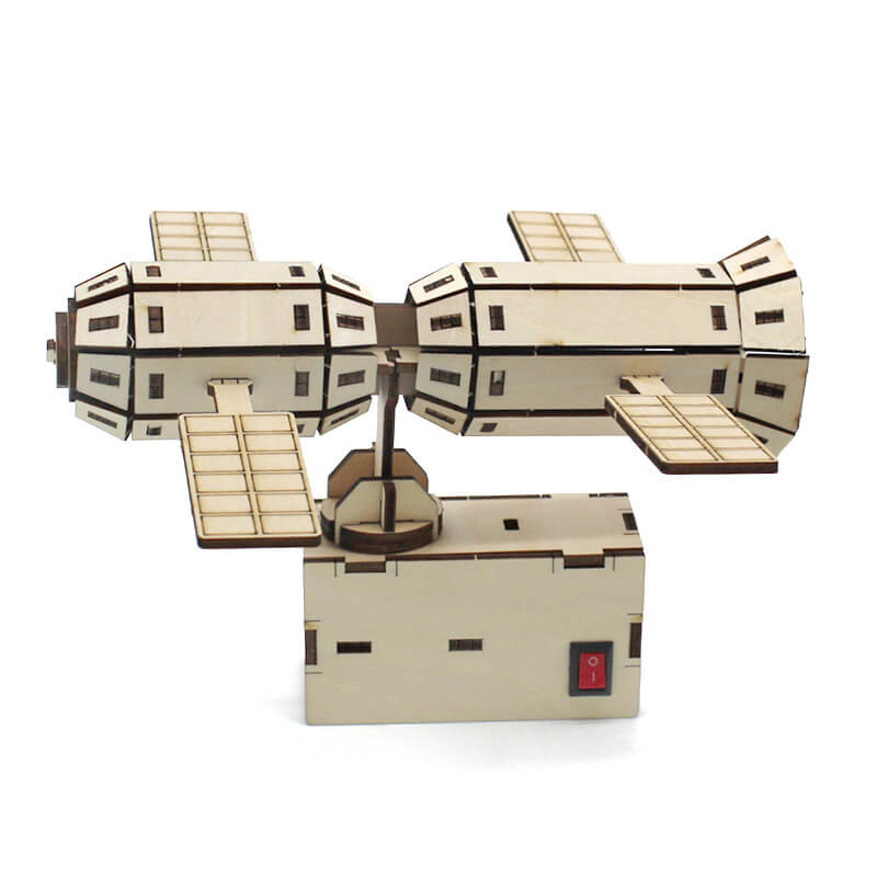 Space Capsule Laboratory Aerospace Model DIY Wooden Assembly STEM Educational Kit