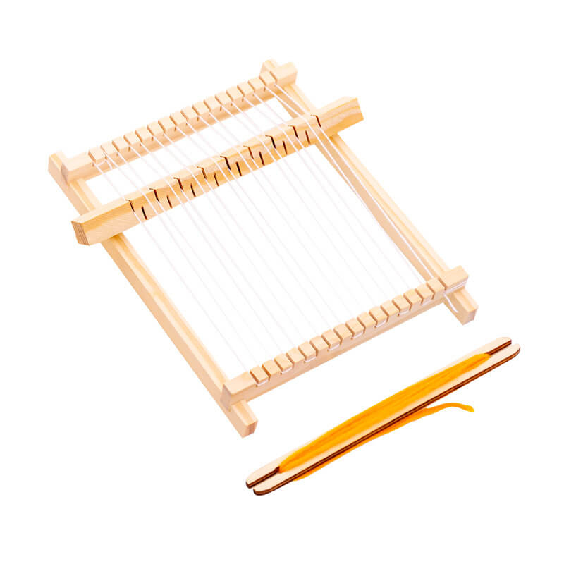 B2B Wooden Loom for Kids | Preschool DIY Craft & Brain-Training Toy
