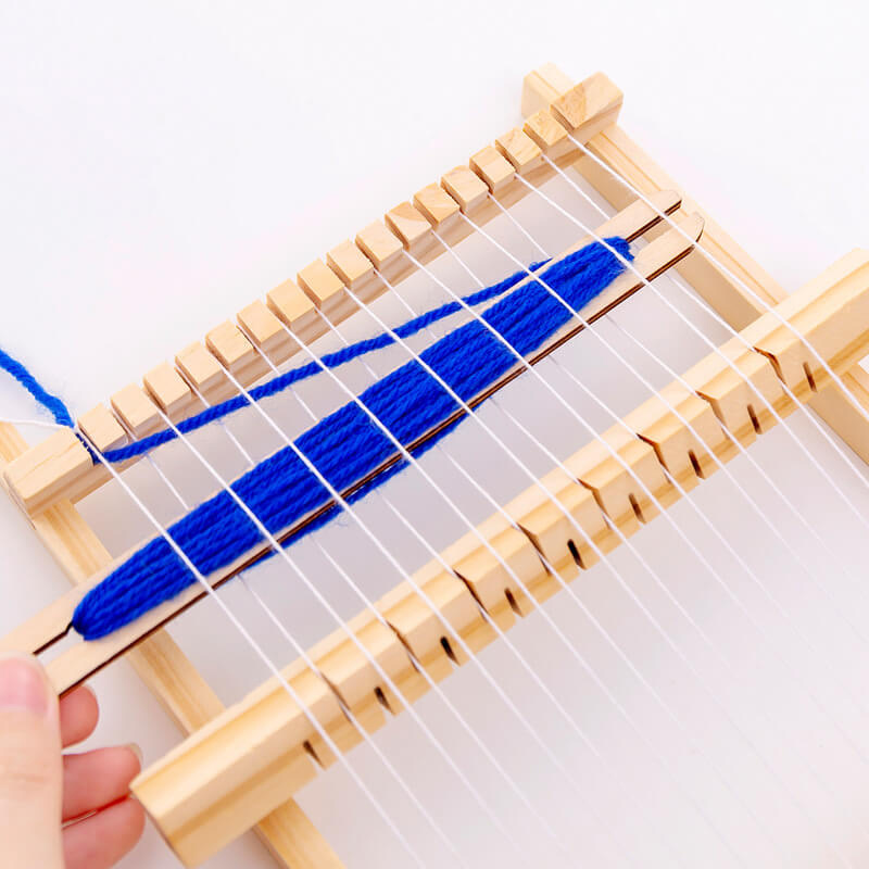 B2B Wooden Loom for Kids | Preschool DIY Craft & Brain-Training Toy