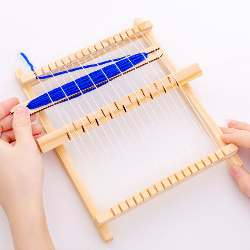 B2B Wooden Loom for Kids | Preschool DIY Craft & Brain-Training Toy