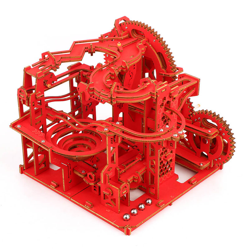 B2B 3D Wooden Ball Track Puzzle | Kids Educational Model Decor