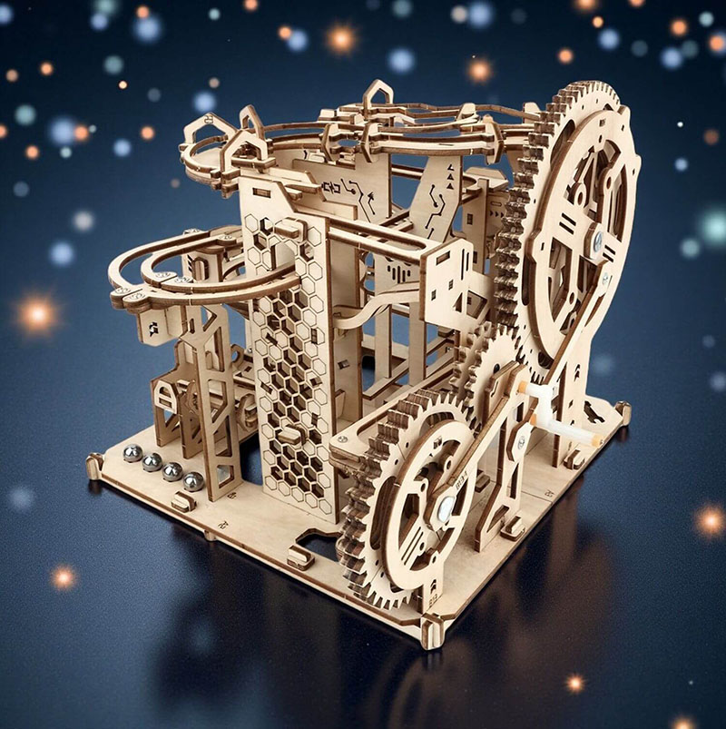 B2B 3D Wooden Ball Track Puzzle | Kids Educational Model Decor