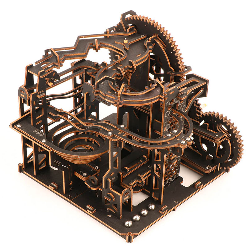 B2B 3D Wooden Ball Track Puzzle | Kids Educational Model Decor