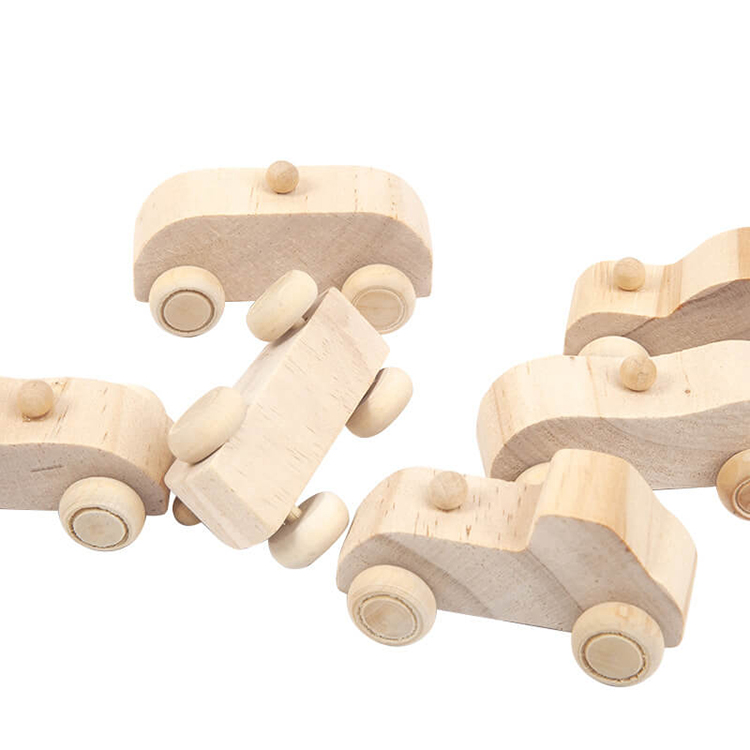 Wooden DIY Graffiti Car - Kids Early Education Puzzle Toy