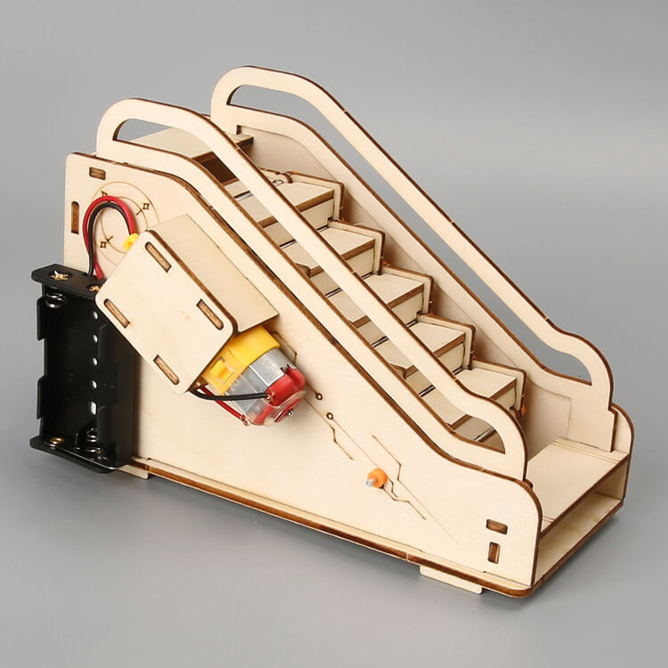 Electric Escalator DIY Science Toy - Kids Educational Craft Kit (B2B)