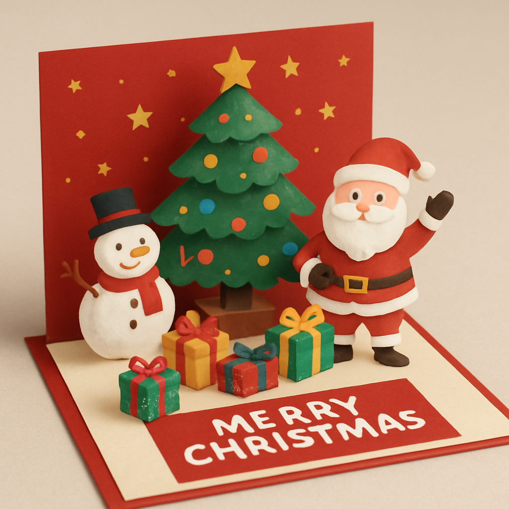 pop up xmas cards