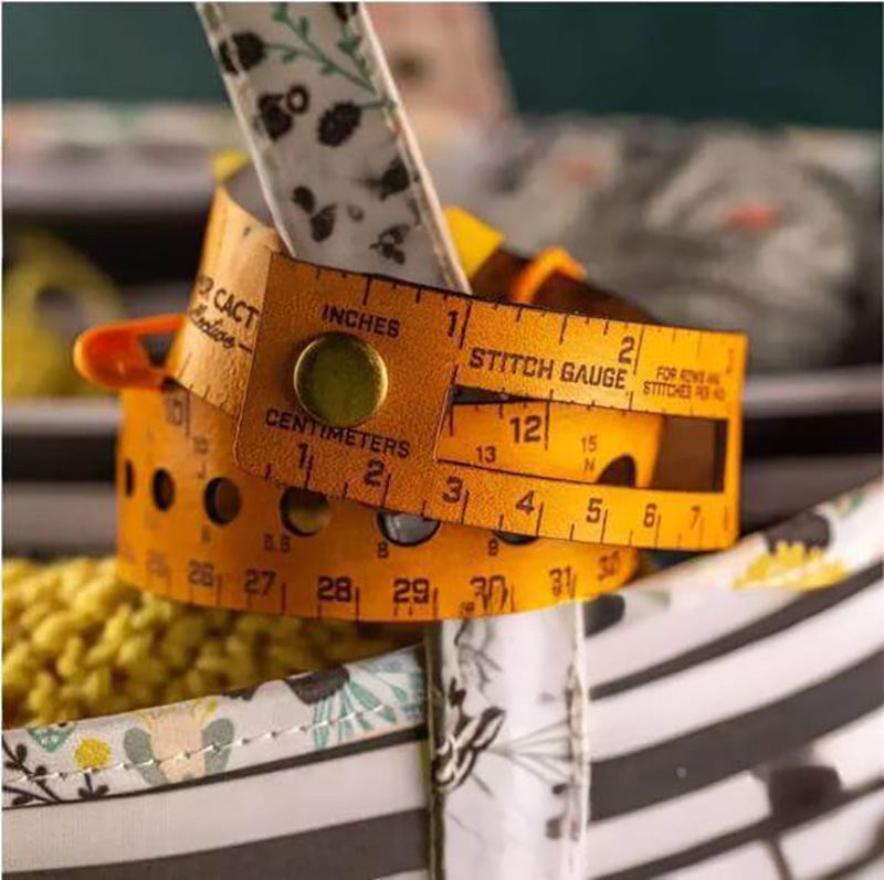 7-in-1 Leather Measuring Tool - Multi-Function Craft Gauge