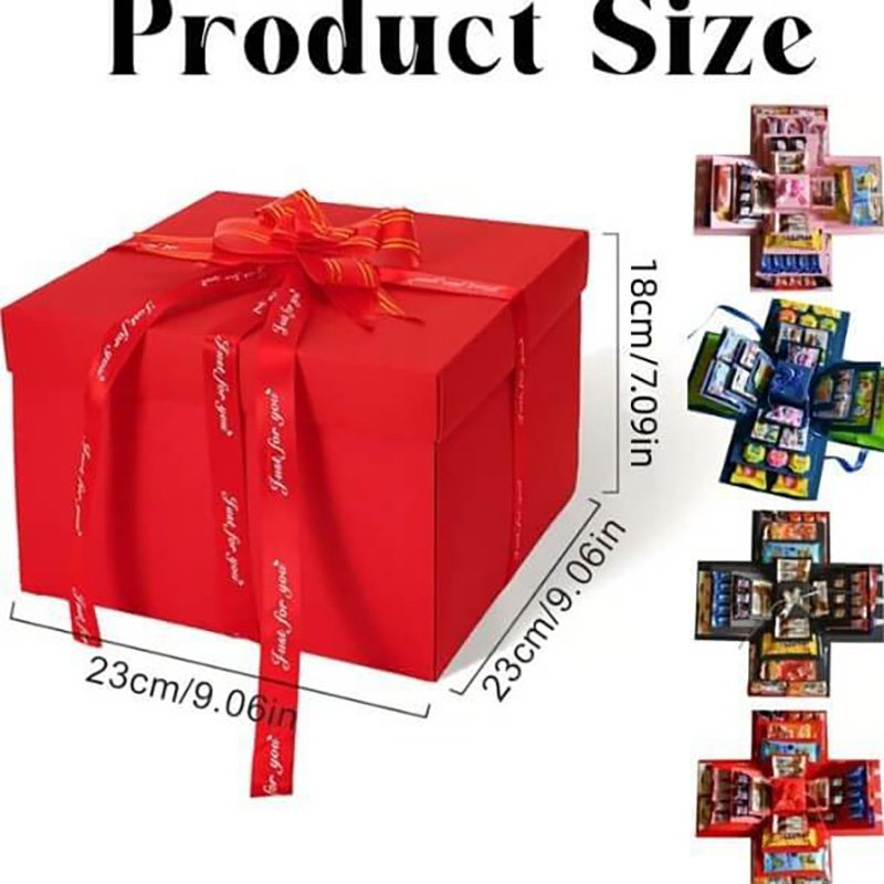 Surprise Explosion Gift Box Kit - Christmas Festive Gift Set