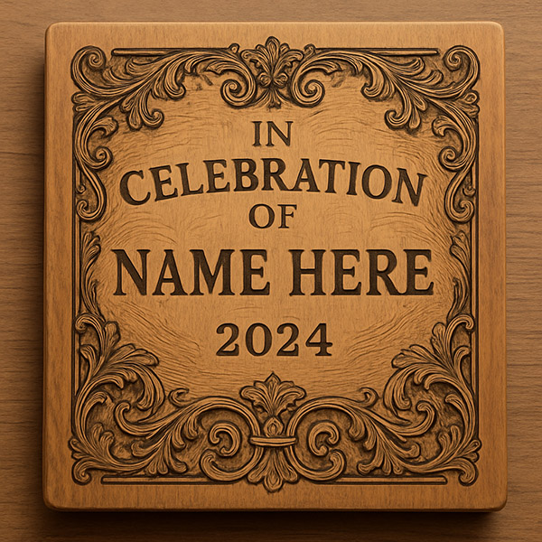 Engraved Plaques Wood: Creative Custom Ideas
