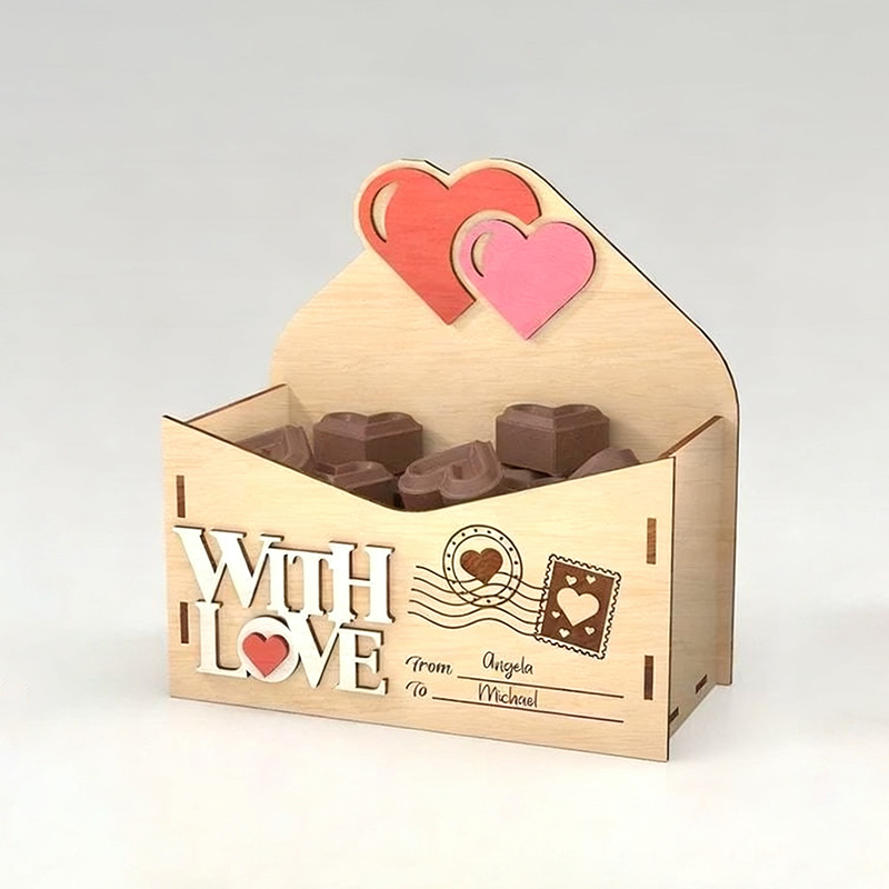 Custom Valentine Wooden Love Box | B2B Wholesale Supplier