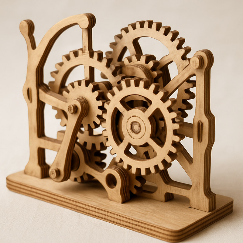 Captivating Wooden Mechanical Models: Art & Education