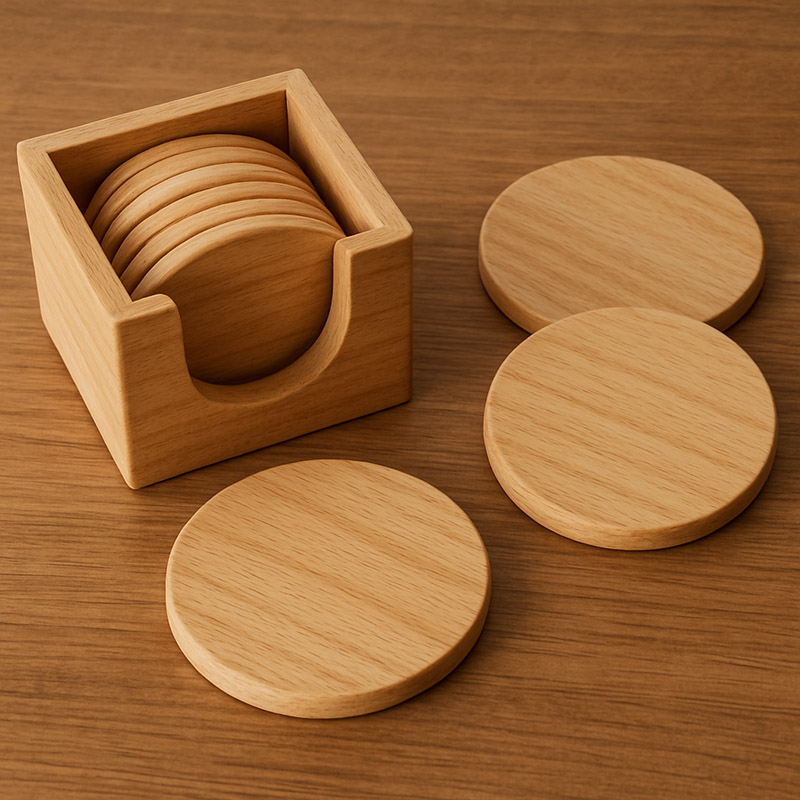 Wooden Coasters: Crafting Artful, Durable Decor