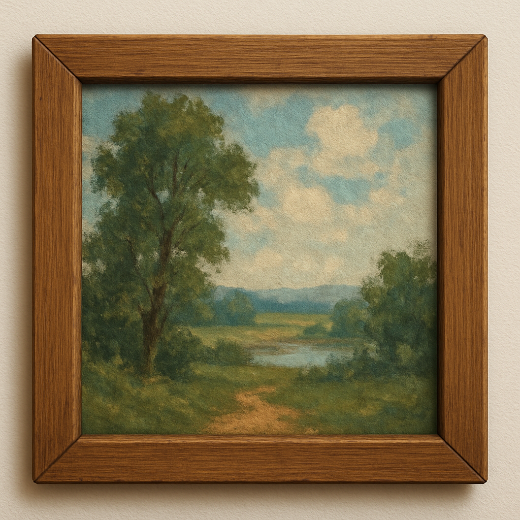 canvas wood frame