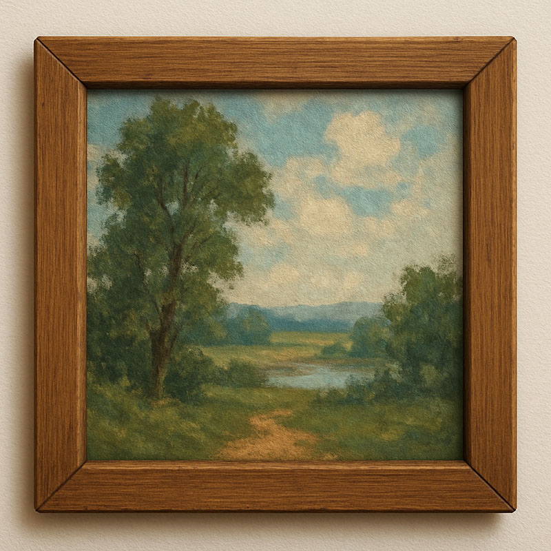 Canvas Wood Frame: Enhance & Protect Art