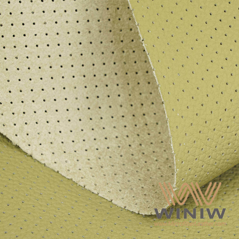 Perforated Auto Leather Interior Upholstery Vinyl Fabric