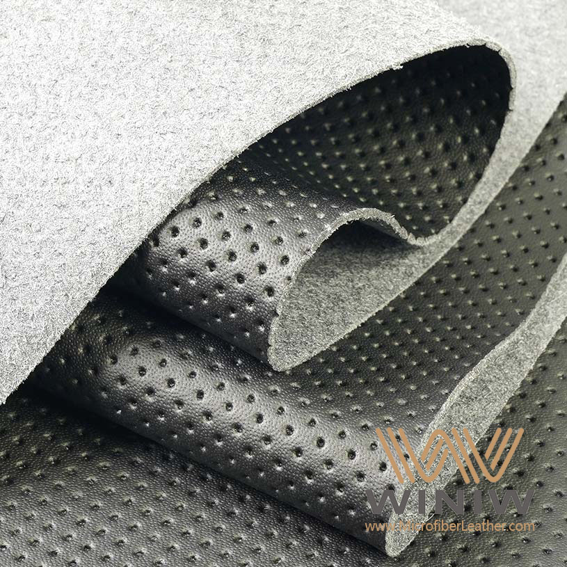 Perforated Automotive Upholstery Material Faux Leather