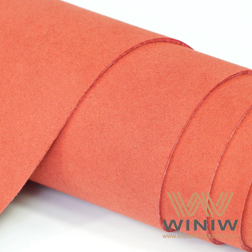 Foam Backed Red Suede Automotive Headliner Fabric Material