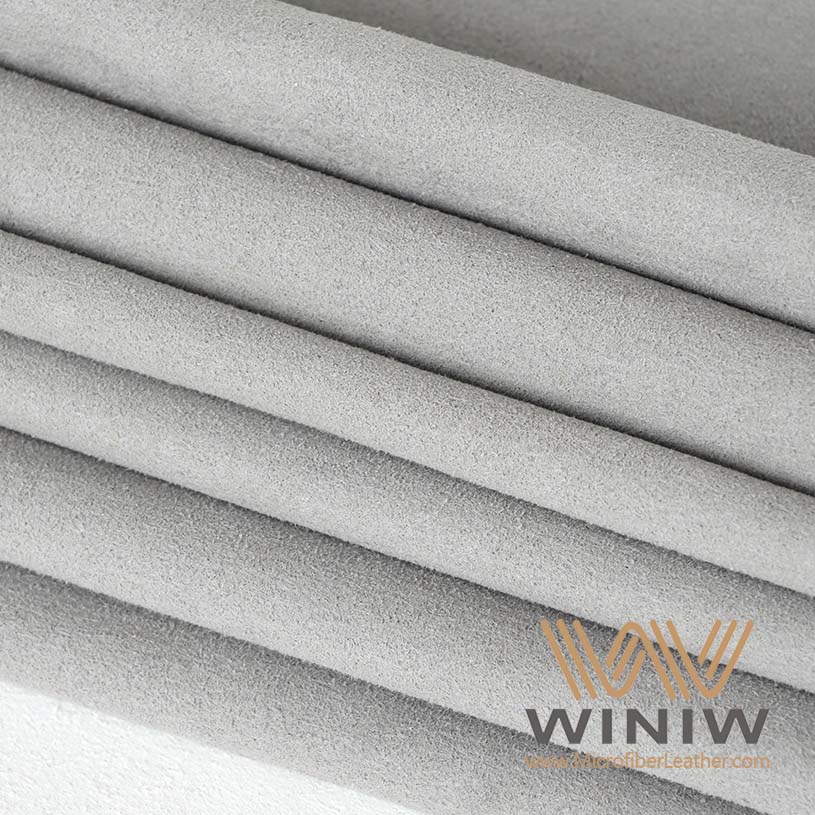 Gray Ultrasuede Full Grain Faux Suede Fabric