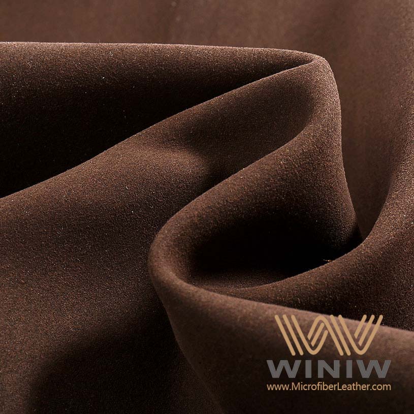 Brown Blush Microsuede Leather Fabric Material