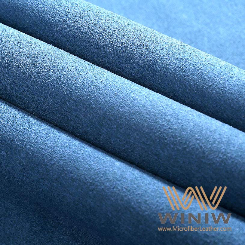 Blue Alcantara Marine Suede Material