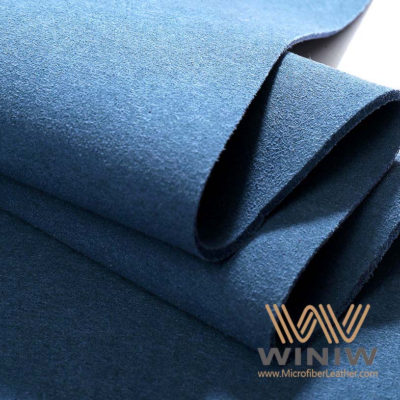 Blue Alcantara Marine Suede Fabric