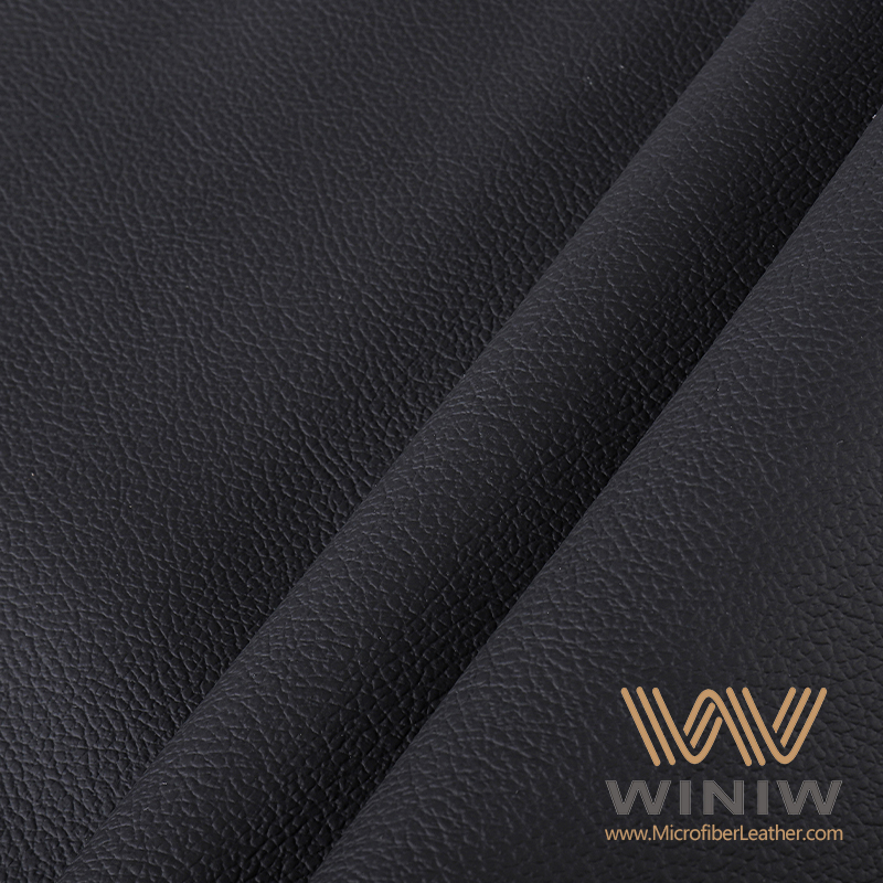 Black Leather Car Interior Seat Covers Fabric