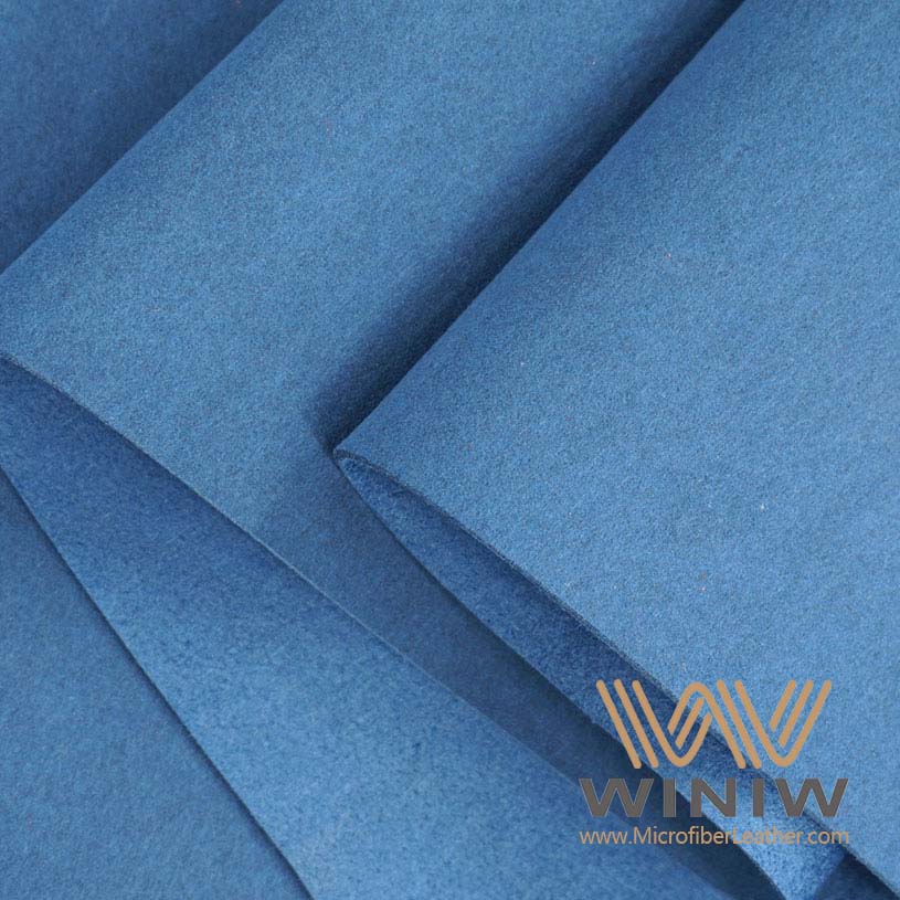 Materiale in tessuto scamosciato blu Ultrasuede Buck