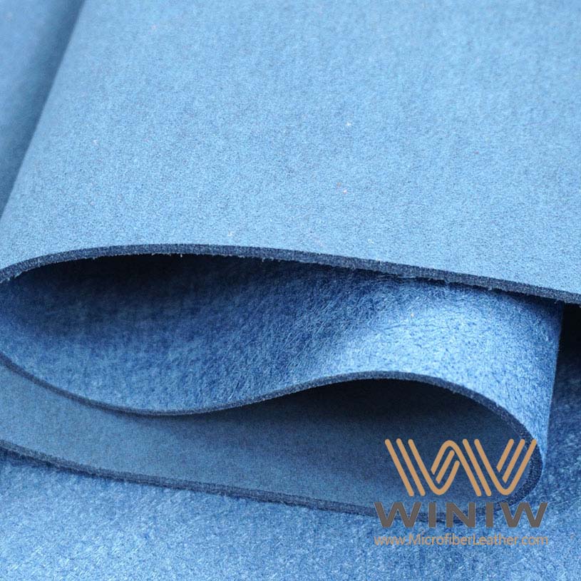 Blue Ultrasuede Buck Suede Fabric