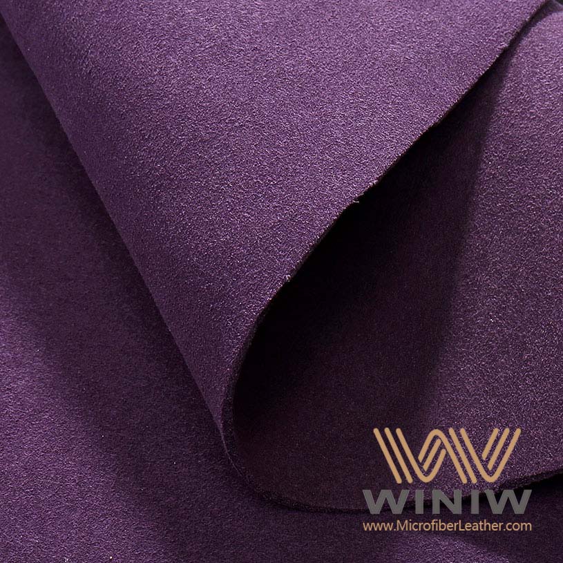 Tela de ante sintético ultrasuede morado