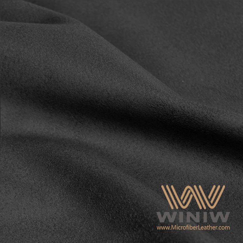 Black Suede Leather Fabric For Cars