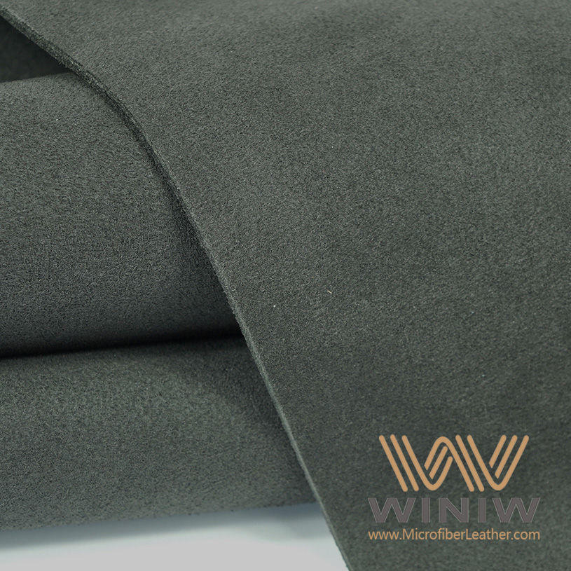 Grüner Ultrasuede-Microsuede-Wildlederimitatstoff