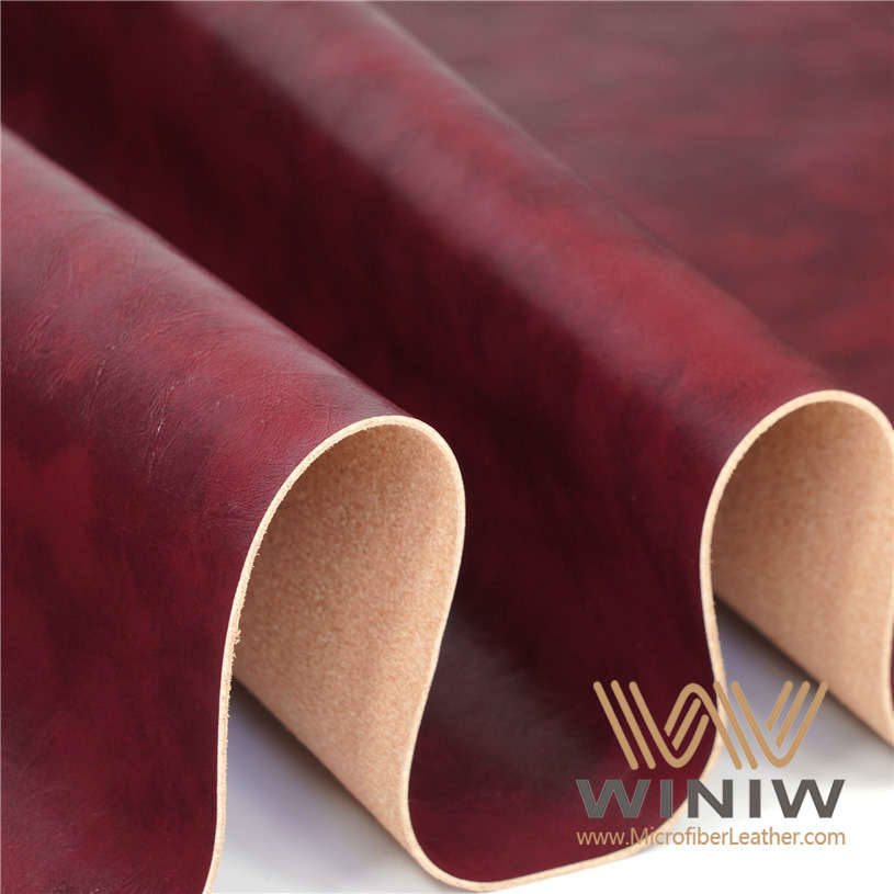 100% Polyurethane Leather Fabric Material