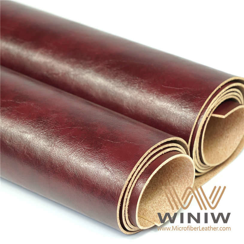 100% Polyurethane Leather Fabric Material