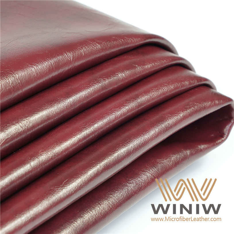 100% Polyurethane Leather Fabric Material