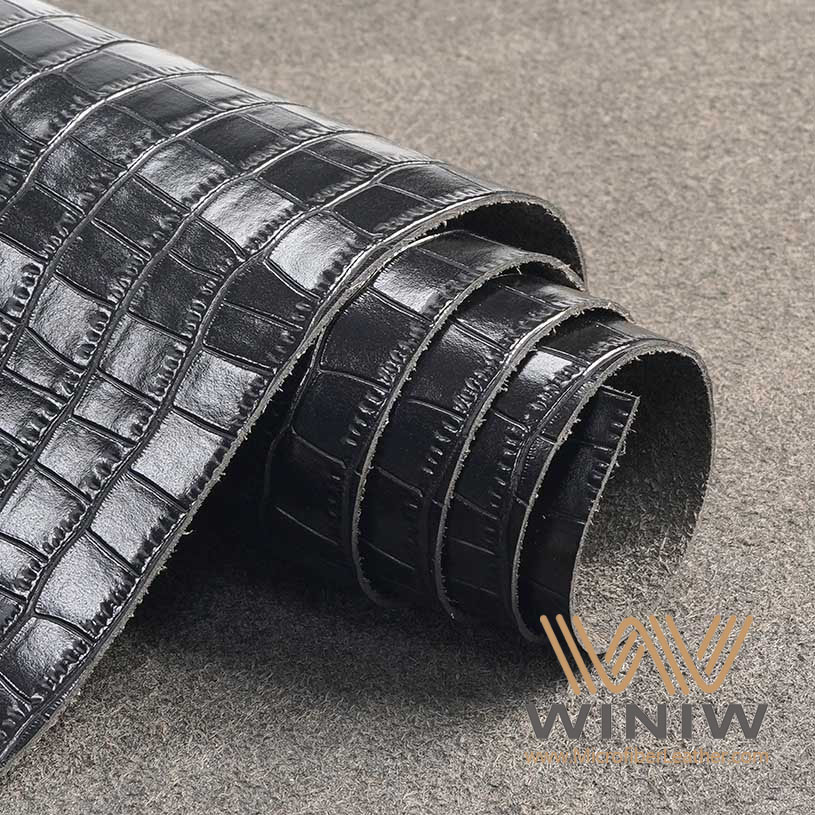 Black Pleather Pu Leather Fabric Material