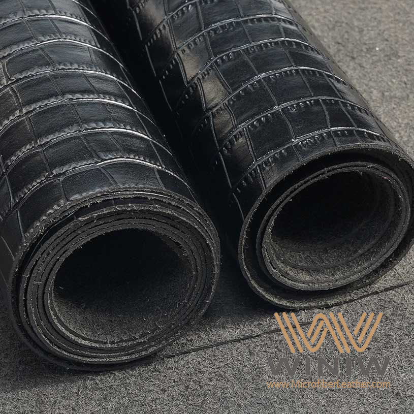 Black Pleather Pu Leather Fabric Material